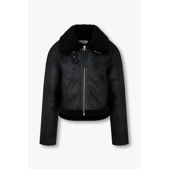 VOV [리오더] 시어링 크롭트 에비에이터 자켓 7125475100299