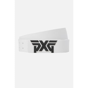 PXG [PXG공식] 남성 블랙 버클 로고 벨트-PJPPM870201