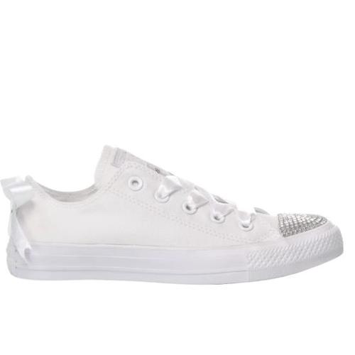 컨버스 스니커즈 144 CONVERSE SWAROVSKI LADY WHITE OX White