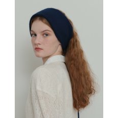 Two-way Knitted Hair Band - Navy