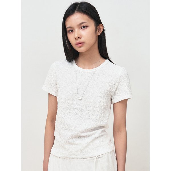 클라우드 힐 하프 티셔츠 [white]