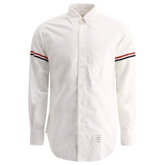 톰브라운 [톰 브라운] Mens shirts MWL150EF0313100 White