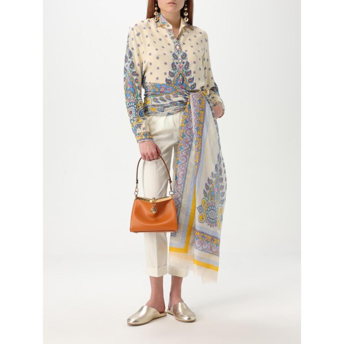 에트로 Womans Pants Etro WREA000299TUEG0 Blue B3895 [관