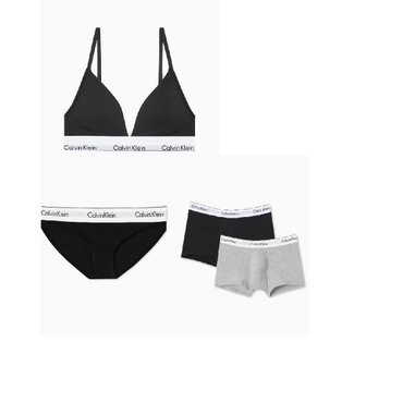 Calvin Klein Underwear 모던코튼 트라이앵글 브라+팬티 남성드로즈2PK  커플세트(001 QF5650 F3787AD NB3985UJH)SD