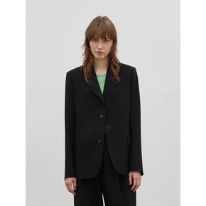 FOUR BUTTON JACKET - Black