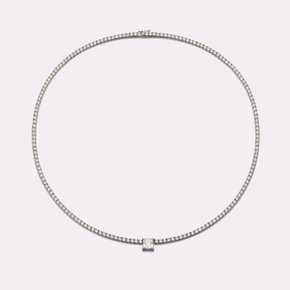 White Princess Tennis Necklace SSKB103NWW420