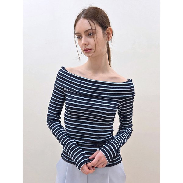Striped Off-Shoulder Top