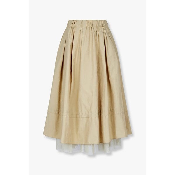 밴딩 샤 레이어드 스커트 7225235700139