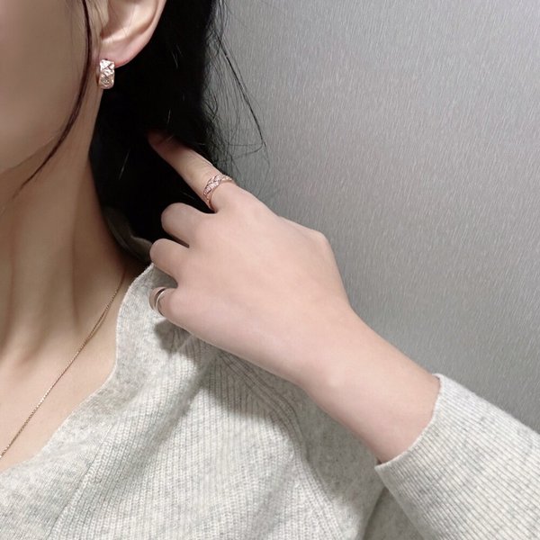 14K 나탈리 링 귀걸이/반지 세트 S00006