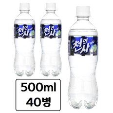 일화 천연사이다 500mlx 40병 탄산 음료수 0.5리터 페트