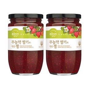 복음자리 무농약 딸기잼 500g x 2병