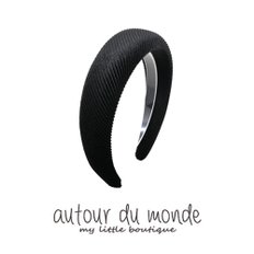 simple volume hairband (black)