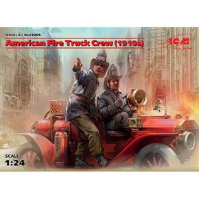 BICM24006  1/24 American Fire Truck Crew (1910s) (2 figures) (100% new molds)-차량 미포함