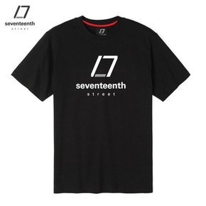 [SEVENTEENTH] STAN LOGO TEE - BLACK WHITE