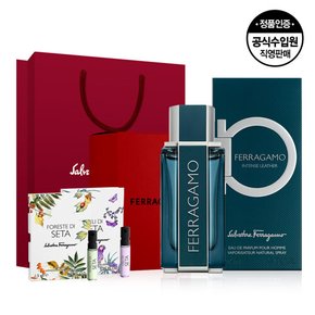 페라가모 인텐스 레더 EDP 50ml+샘플 2종 키트+쇼핑백