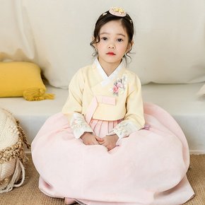 가윤 여아 한복 (3호) 유아 어린이 키즈 두돌 세살 파스텔 세일 명절 유치원 생일