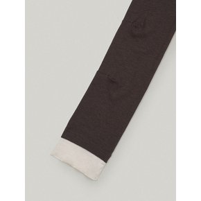 ELIN DRAPE LONG SLEEVE SET (CHARCOAL)