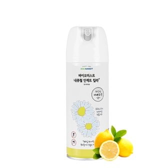 바이오미스트 휴대용 국화꽃 피레트린 살충제 내츄럴 인섹트 킬라 - 레몬향 (300ml)