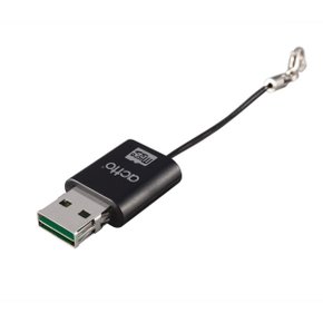 초소형 microSD/마이크로SD카드 메모리 카드리더기 CRD-35 블랙