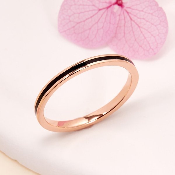 [비앤비골드] 14K 슬림 에폭시 가드링 실반지 PNR41537