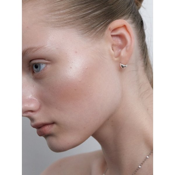 [Silver] New Mini Cone Ring Earrings (L251MER030)