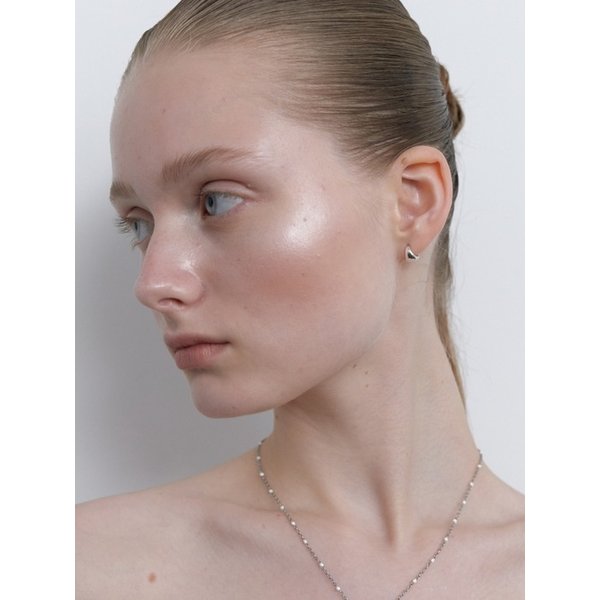 [Silver] New Mini Cone Ring Earrings (L251MER030)