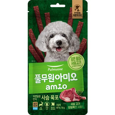 풀무원 반려견 자연담은 사슴 육포 50g