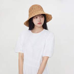블록 페이퍼 크로셰 버킷햇 AS7AH444