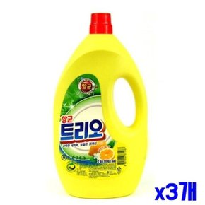 설거지세제 트리오 2kg 레몬향 x3개 (WF7CA80)