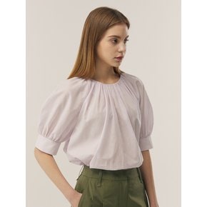 [Shirt&Blouse] Volume Shirring Blouse_2color