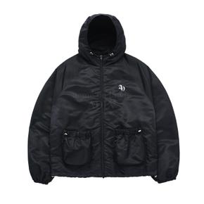 SYMBOL PUCKERING WINDBREAKER JACKET BLACK 심볼퍼커링 블랙 JKSYPW-BLK