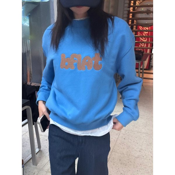 그래픽 스웻셔츠 (Blue)