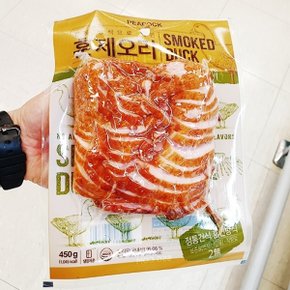 피코크 정통방식 훈제오리 450g