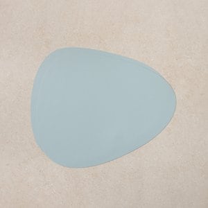 JAJU 물방울 실리콘 식탁 매트 2개입_45x36cm_블루