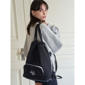 방수) Nylon Backpack_ Black