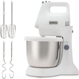  영국 켄우드 푸드프로세서 Kenwood Chefette Lite Hand Mixer HMP34.A0WH Stand All-in-One 3L