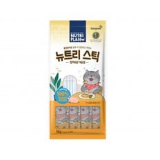 동원 뉴트리플랜 뉴트리스틱 고양이 츄르 간식 참치/닭가슴살 4p