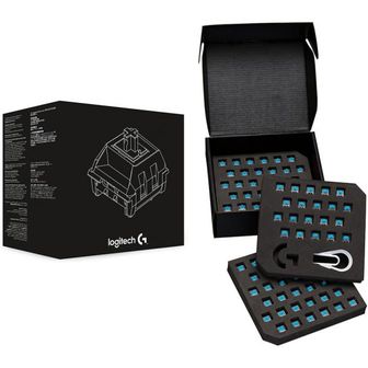 Logitech 미국 로지텍 게이밍 키보드 Logitech G Pro X Mechanical G아미ng Keyboard Switch Kit GX Blue