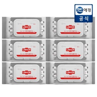 랩신 다목적 알코올티슈 50매 x 6개