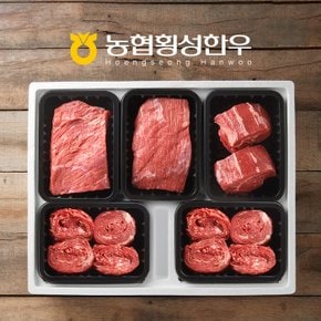 [냉장][농협횡성한우]실속정육혼합1호 (불고기x2/국거리/장조림/사태) / 2.0kg