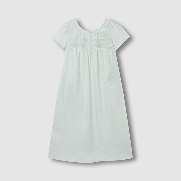 여 아일렛 반팔 파자마 원피스 J2062030810BA