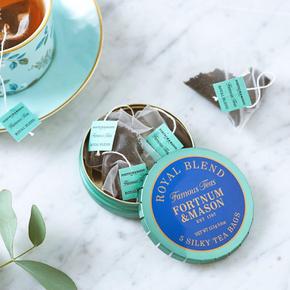 [해외직구] 포트넘앤메이슨 로얄 블렌드 포켓통 5실크티백 Fortnumandmason Royal Blend Pocket Tin 5 Whole Leaf Silky Tea Bags 12.5g