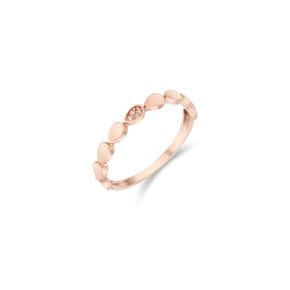 14K 핑크 골드 리플 오브 러브 반지 TRTK4P01463MP