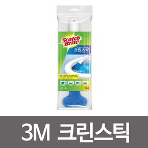 3M 스카치브라이트 크린스틱 T (핸들1+리필1) 수세미