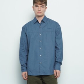 M456 over washing cut shirt darkblue