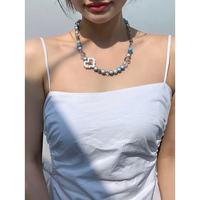 LOVE Necklace - Sky Blue