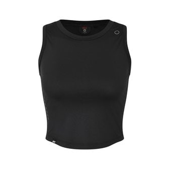 UFC SPORT UFC 그루브 슬림 크롭핏 슬리브리스 블랙[U4SLV3203BK]