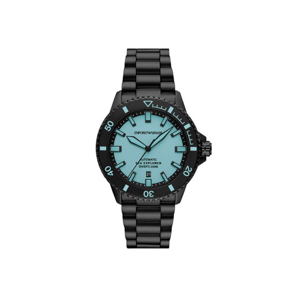 [공식본사정품] 아르마니 AR60084 (Sea Explorer) 씨 익스프로어 다이버 남성 메탈시계