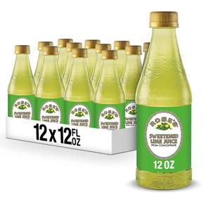 [해외직구] 로즈 스위트 라임 주스 355ml 12팩 Roses Sweetened Lime Juice 12oz