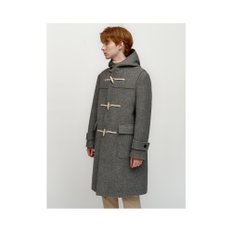 Wool Duffle Hooded Coat_Grey